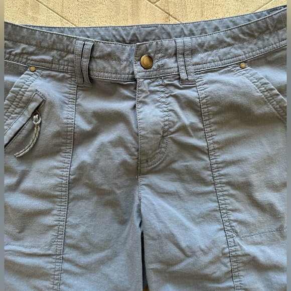 Title Nine Womens Sz 6 Blue Outdoor Hiking Shorts Lightweight Utility Activewear - Picture 4 of 10